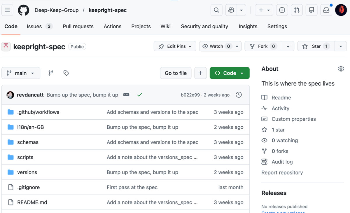 KeepRight spec opensource on github